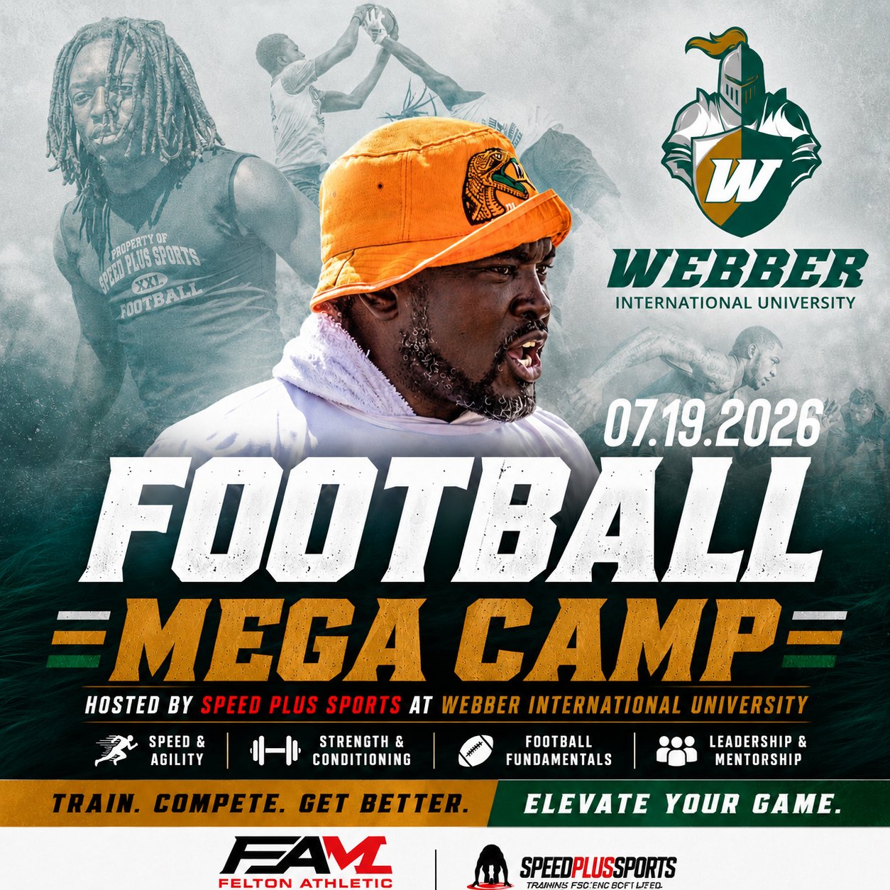 Football Mega Camp — July 19, 2026 at Webber International University