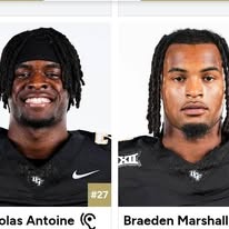 UCF Knights alumni Nicholas Antoine and Braeden Marshall