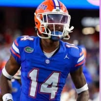 Speed Plus alumni in Florida Gators #14 blue uniform